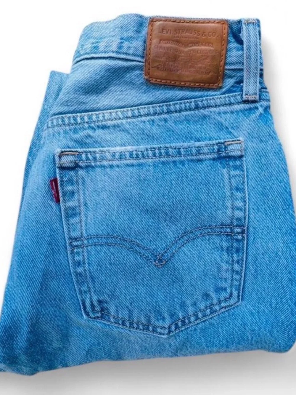 Levi’s Baggy Boot Jeans Distressed Light‎ Wash Y2K Skater Wide Leg 27 relaxed